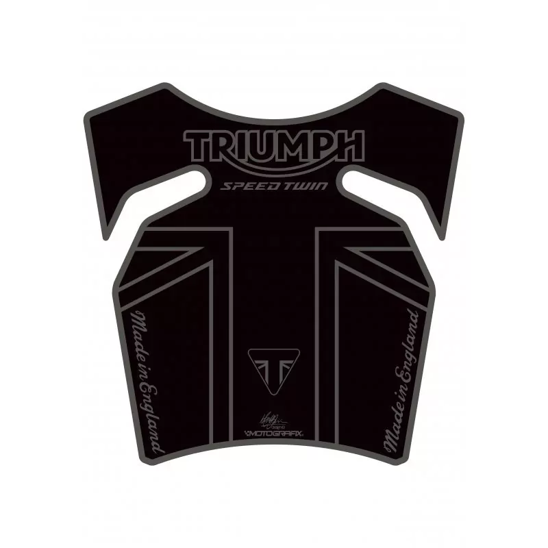 Triumph 2019 - 2021 SPEED TWIN 1200 3D Gel Motografix Tank Pad Protector TT040KK