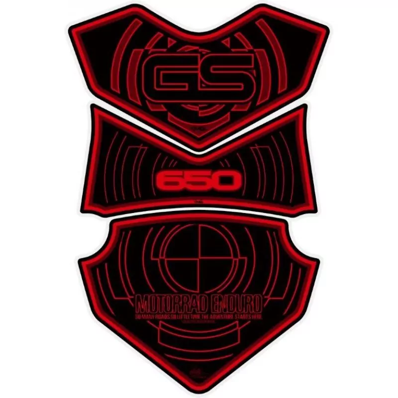 BMW GS 650 Motografix 3D Gel Tank Pad Protector TB012R