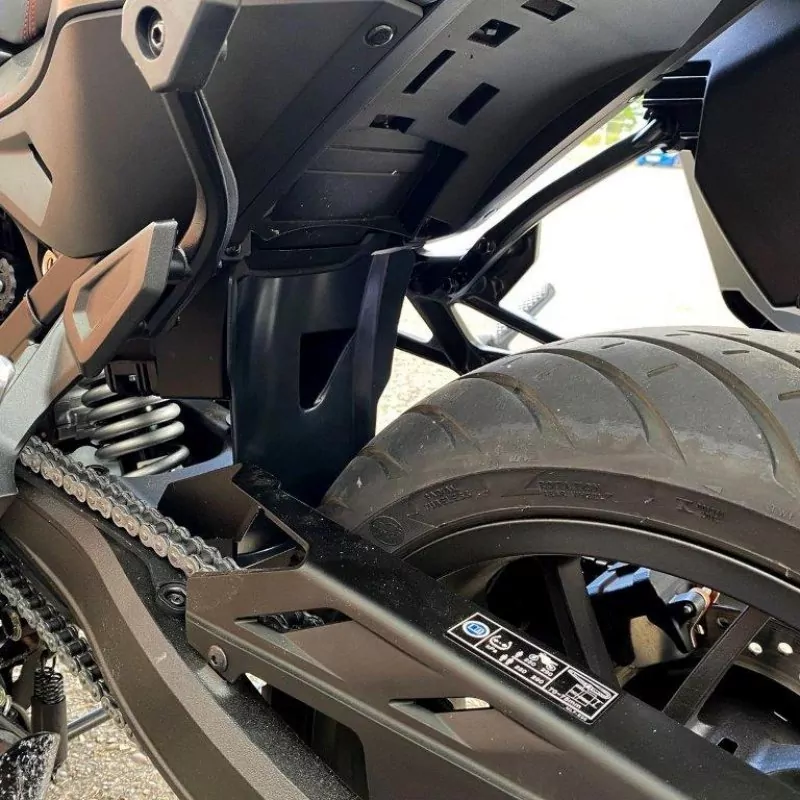 Pyramid Federbein Schutz Platte Schwarz Matt Honda NT 1100 2022-