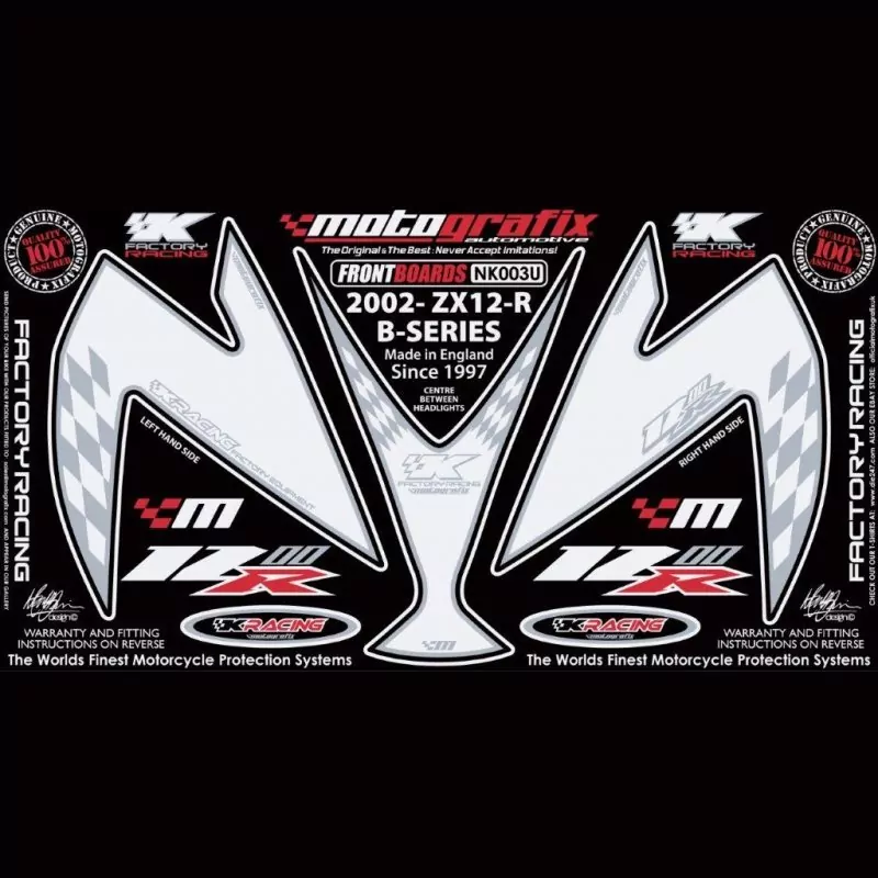 Motografix Steinschlagschutz vorn Kawasaki ZX-12 R 2002- NK003U