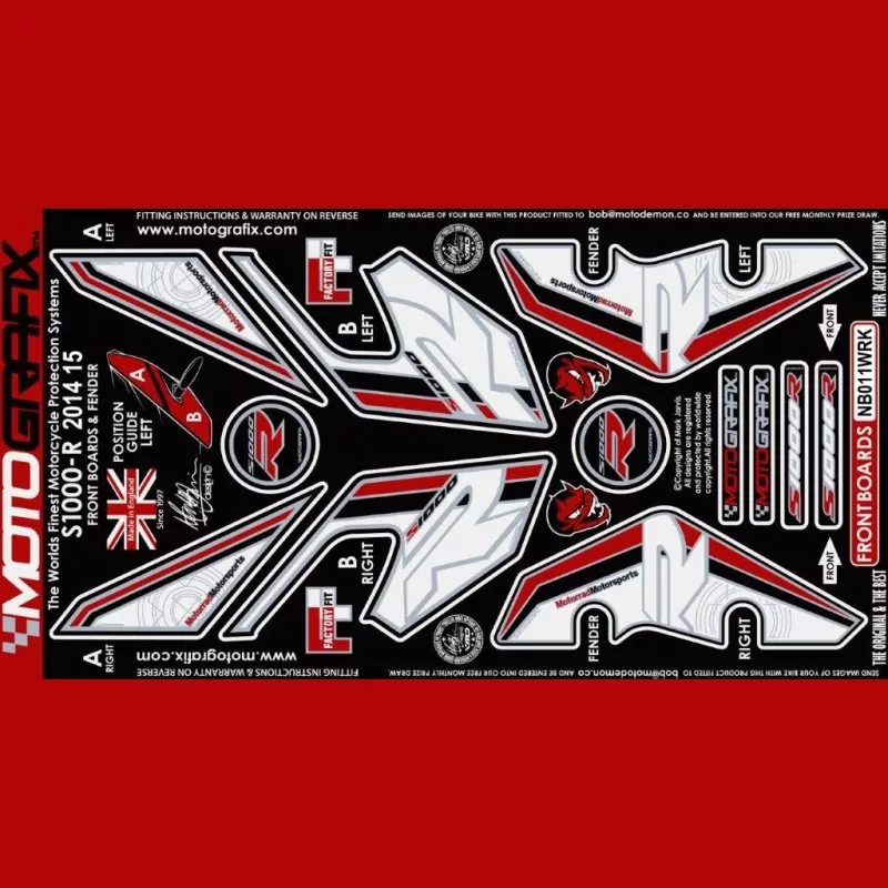 Motografix Steinschlagschutz vorn BMW S 1000 R 2014-2016 NB011WRK