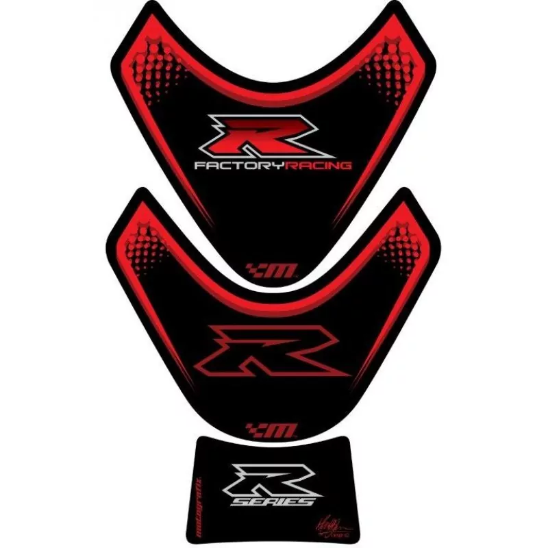 Motografix Suzuki GSX-R 600 750 1000 3D Gel Tank Pad Protector TS021KR