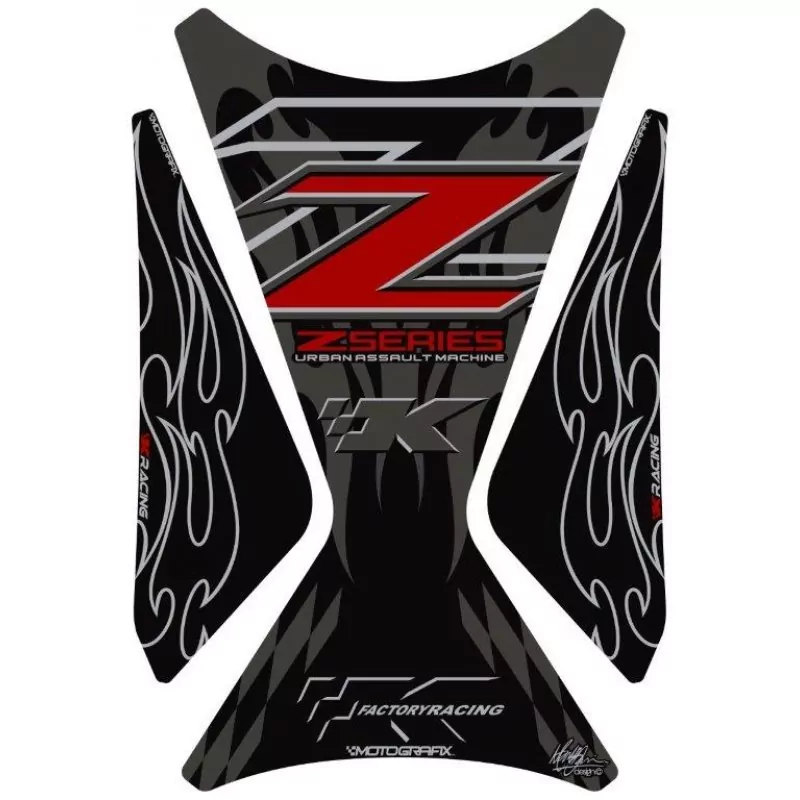 Motografix Kawasaki Z 750 / Z 800 / Z 1000 3D Gel Tank Pad Protector TK021KRF