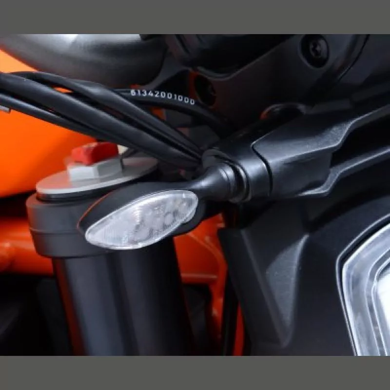 R&G Micro Blinker Adapter Set vorn KTM Super Duke 1290 R 2014- / 790 Duke / Adventure 790 / 890