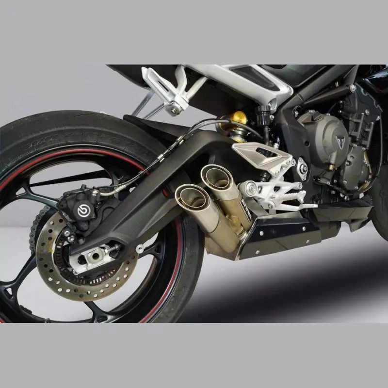 Bodis Duobolico Endschalldämpfer Triumph Street Triple 765 2017-2019
