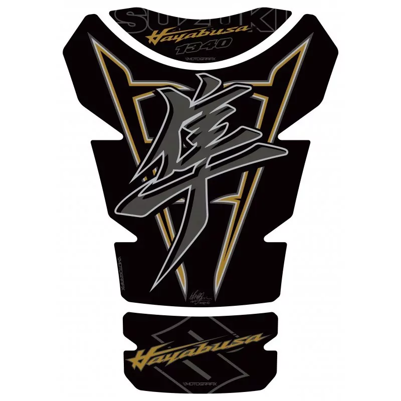 Suzuki GSX-R HAYABUSA 1340 3D Gel Motografix Tank Pad Protector TS037KA