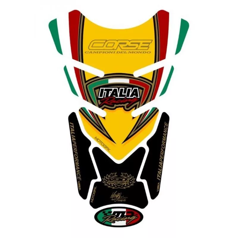 Ducati Corse V90° Motografix 3D Gel Tank Pad Protector TD010YE