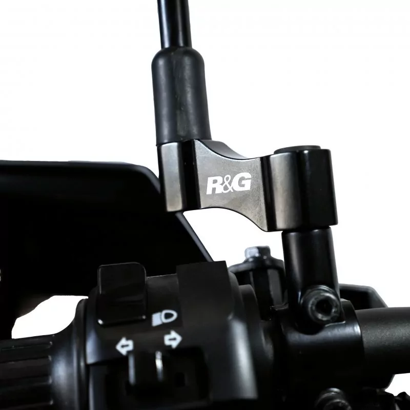 R&G Spiegelverbreiterungen M10 x 1,25 Rechtsgewinde Spiegel Höhe 35 / Breite 45mm