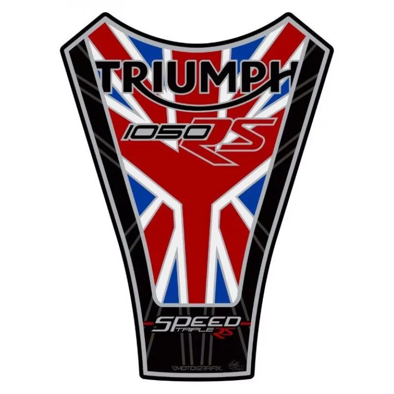 Motografix Triumph Speed Triple 1050 RS 3D Gel Tank Pad Protector TT033UJ