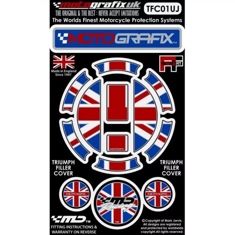 Motografix Tankdeckel Protektor Triumph Modelle TFC01UJ