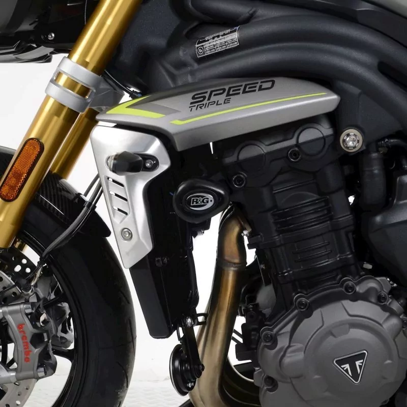 R&G Sturzpads "No Cut" Triumph Speed Triple 1200 RS 2021- / 1200 RR 2022-