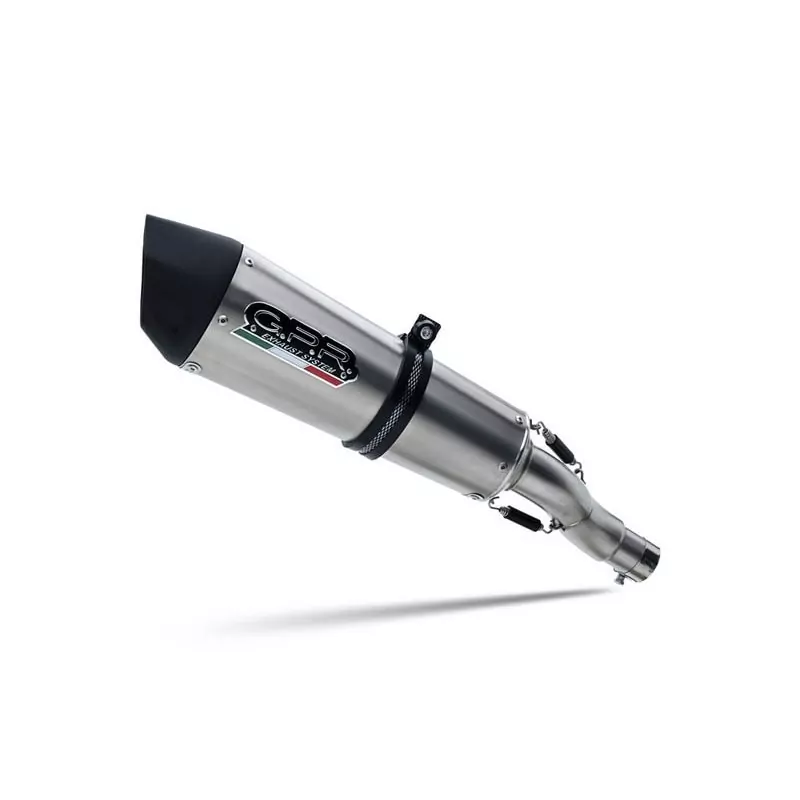 GPR Exhaust für Triumph Tiger 850 2020-2024, New Grand Prix Evo Titanium, Homologated legal slip-on exhaust including removable