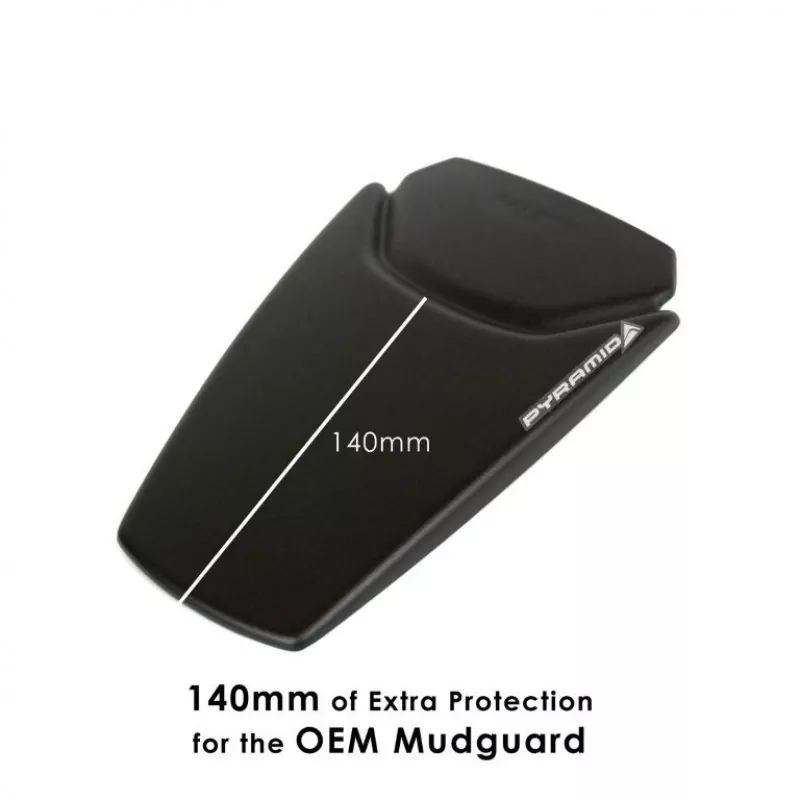 Pyramid Hinterradabdeckung Verlängerung Schwarz Matt KTM 990 Duke 2024-