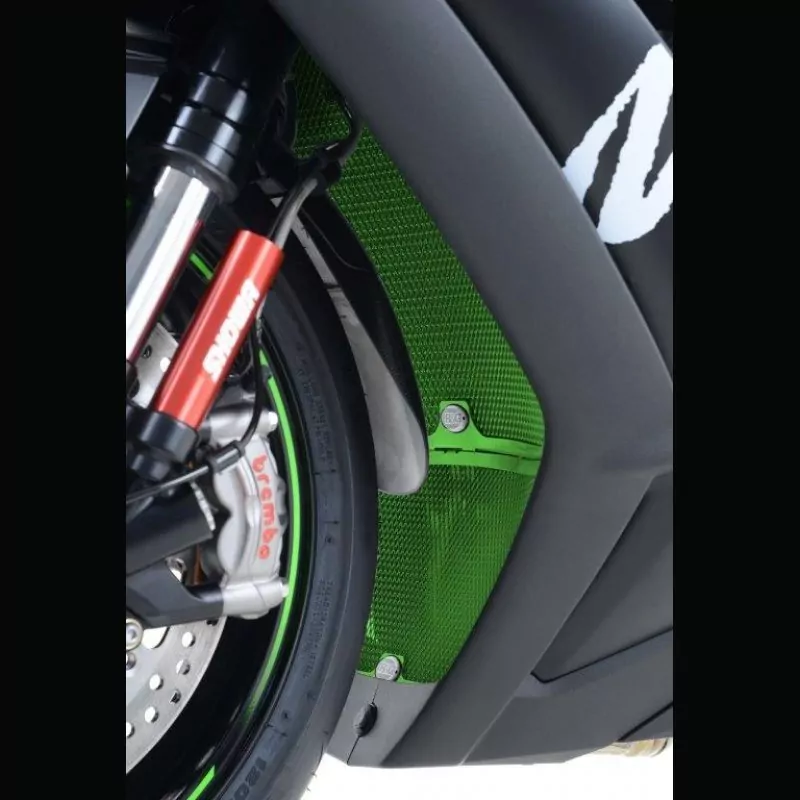 R&G Racing Krümmerschutz "GREEN LINE" Kawasaki ZX-10 R 2011-