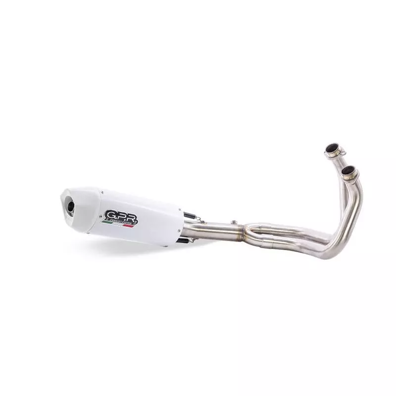 GPR Auspuff System  Yamaha Mt-07 2021/2022 e5 Homologated Komplettanlage Auspuff mit Katalysator Albus Evo4 Mt-07 2021/2022 e5