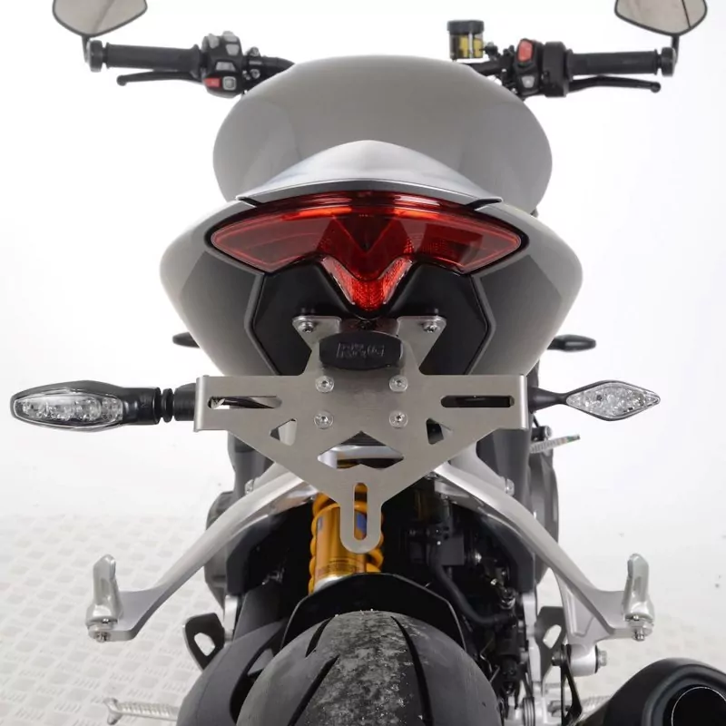 R&G Premium Kennzeichenhalter "Edelstahl" Triumph Speed Triple 1200 RS 2021- / 1200 RR 2022-