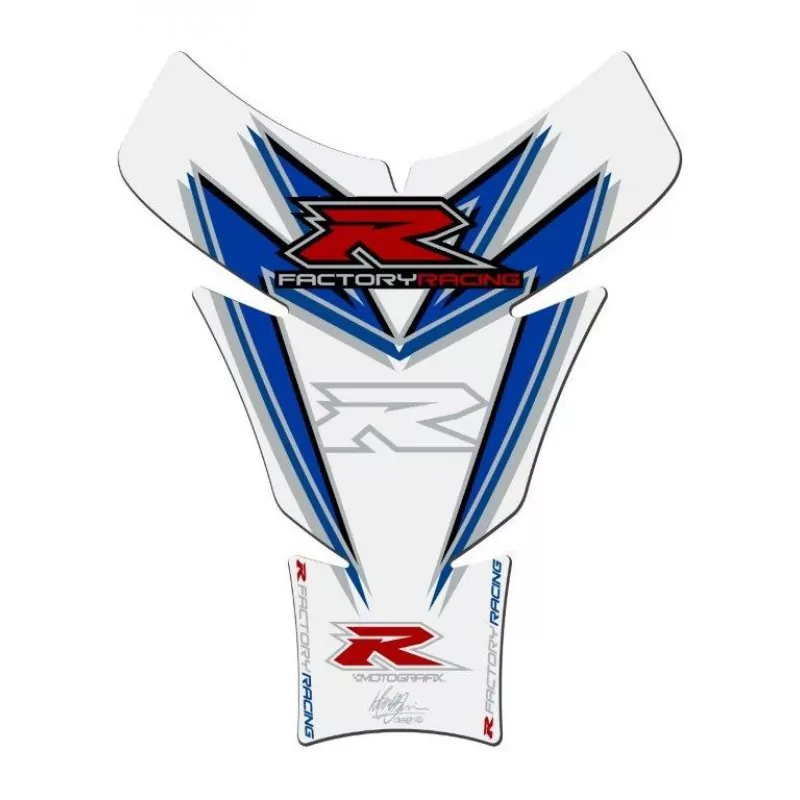 Motografix Suzuki GSX-R 600 750 1000 3D Gel Tank Pad Protector TS014BW