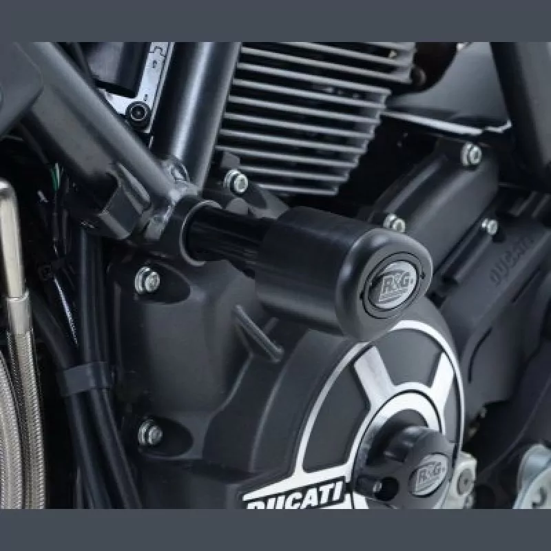 R&G Sturzpads "No Cut" Ducati Scrambler 400 / 800 Modelle 2015-