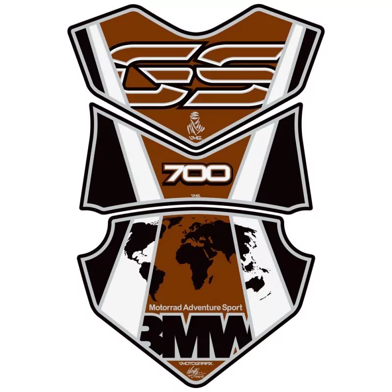 BMW F 700 GS 2013- Motografix 3D Gel Tank Pad Protector TB024CK