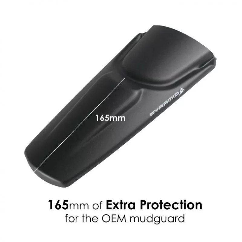 Pyramid Hinterradabdeckung Verlängerung Schwarz Matt CF Moto 675 NK 2025-