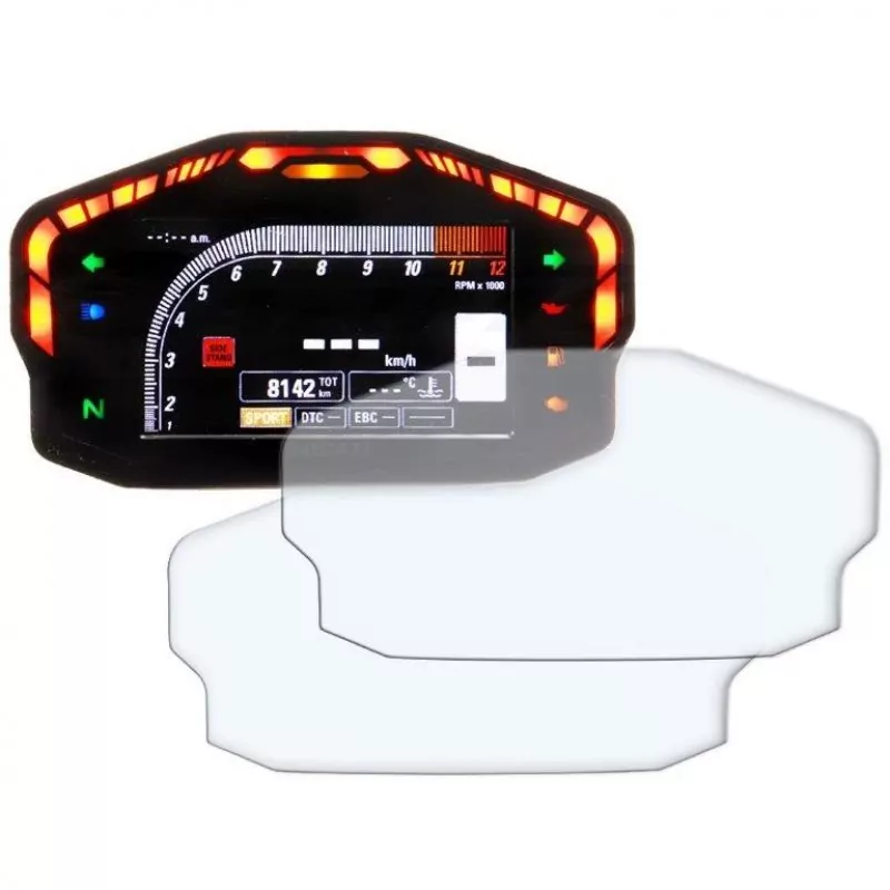 R&G Dashboard 2er Displayschutzfolien Ducati Panigale 899 / 959 / 1199 / 1299