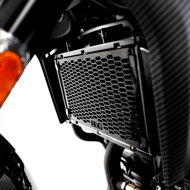 R&G Kühlergitter Schutz PRO BLACK Wasserkühler CF Moto 300 NK 2021-