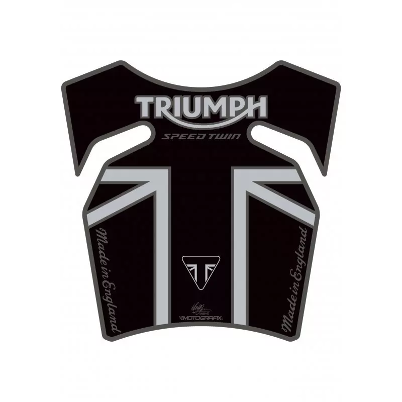 Triumph 2019 - 2021 SPEED TWIN 1200 3D Gel Motografix Tank Pad Protector TT040KS