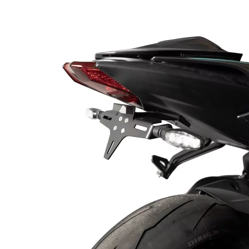 R&G Premium Kennzeichenhalter Triumph Street Triple 765 S | R | RS 2017- | Moto2 2023- | RX 2026-