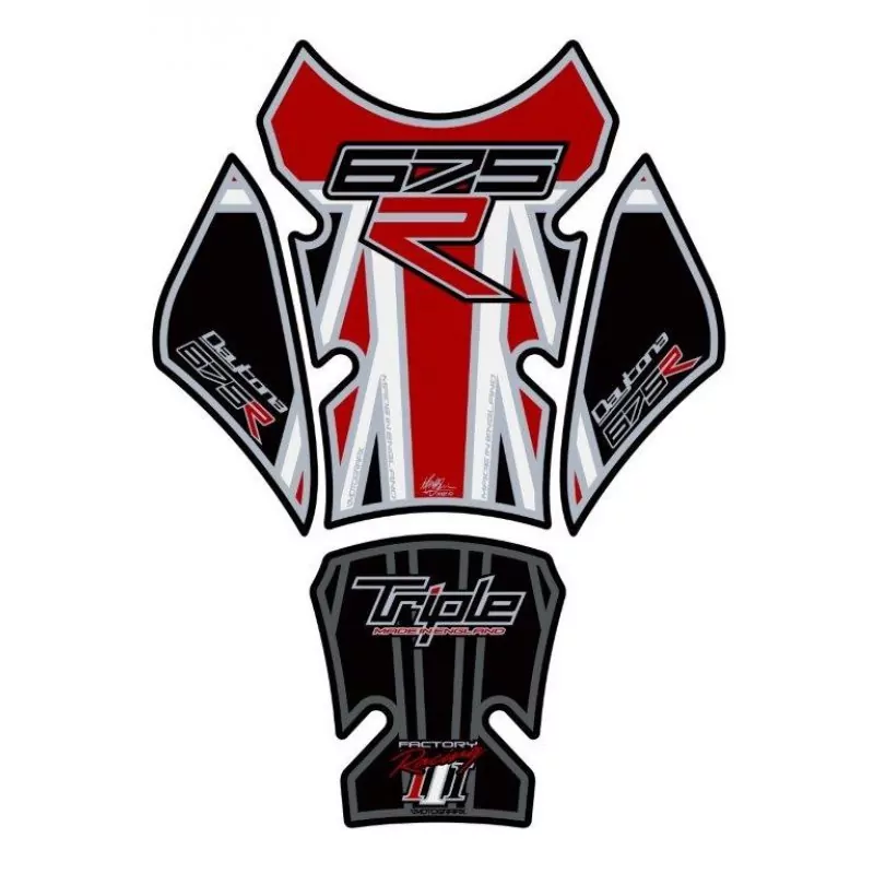 Motografix Triumph Daytona 675 R 3D Gel Tank Pad Protector TT022RJ