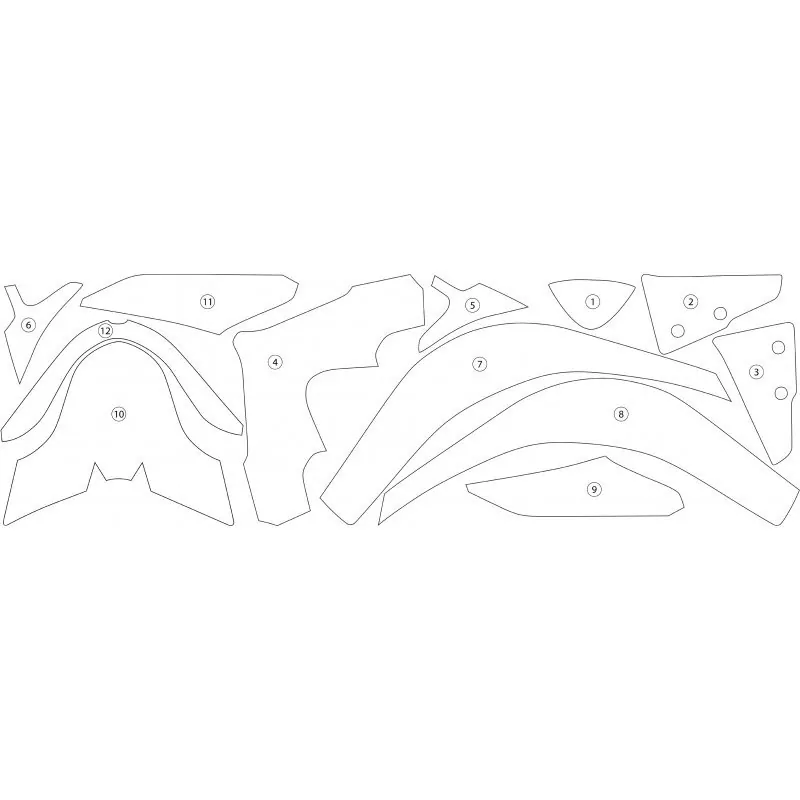 R&G Steinschlagschutz Second Skin für Ducati Supersport 2017-2020