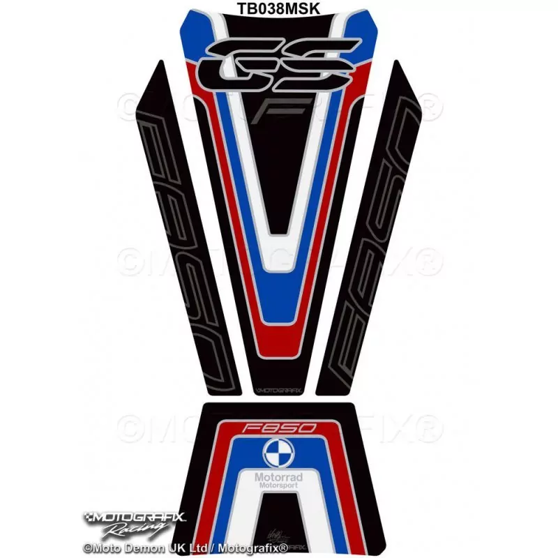 BMW F 850 GS 2018- Motografix 3D Gel Tank Pad Protector TB038MSK