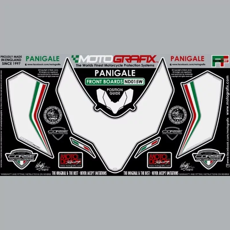 Motografix Steinschlagschutz vorn Ducati 899 / 1199 Panigale ND015W