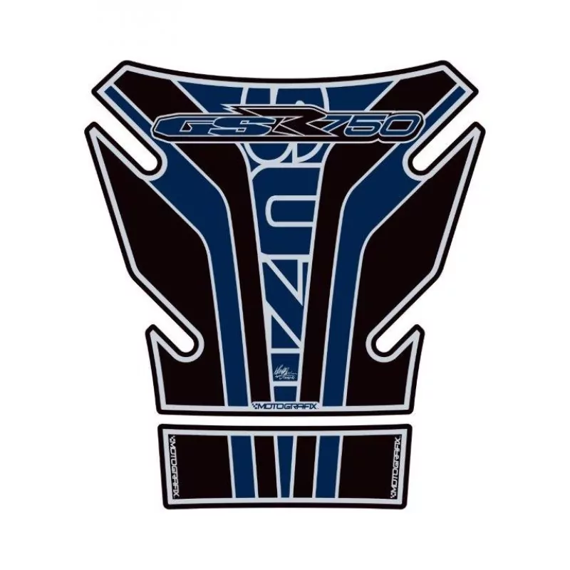 Motografix Suzuki GSR 750 3D Gel Tank Pad Protector TS027KN