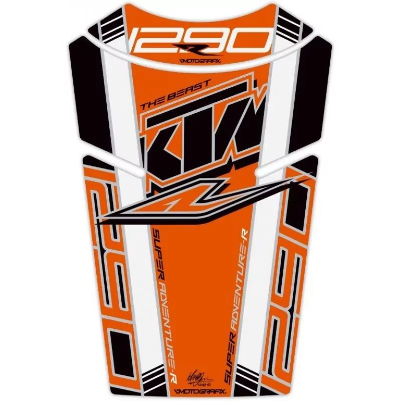 Motografix KTM 1290 Super Adventure R Factory 3D Gel Tank Pad Protector TKTM08KWO