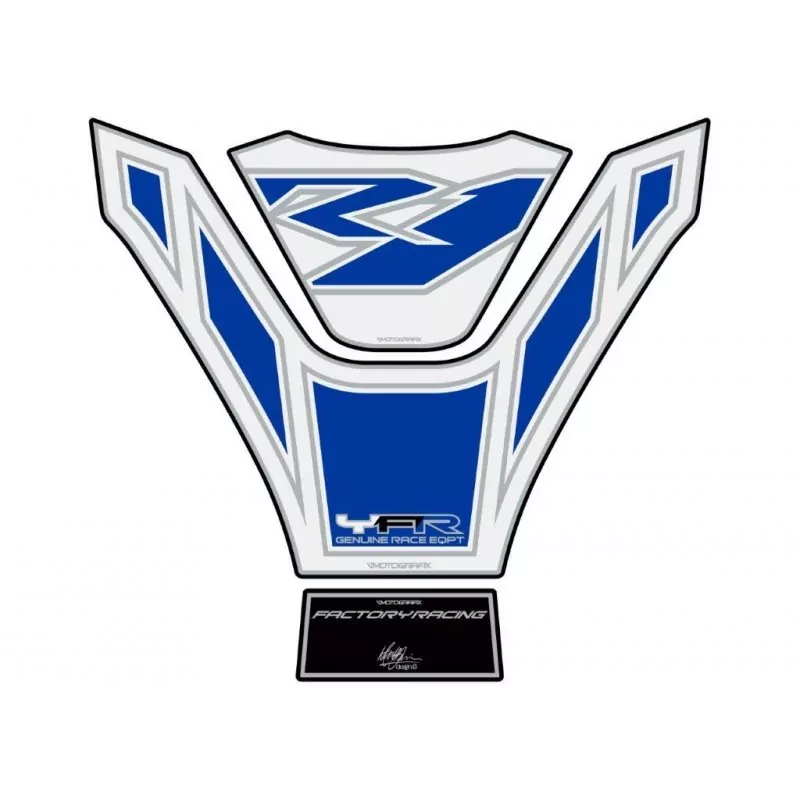 Motografix Yamaha YZF R1 3D Gel Tank Pad Protector TY025WB