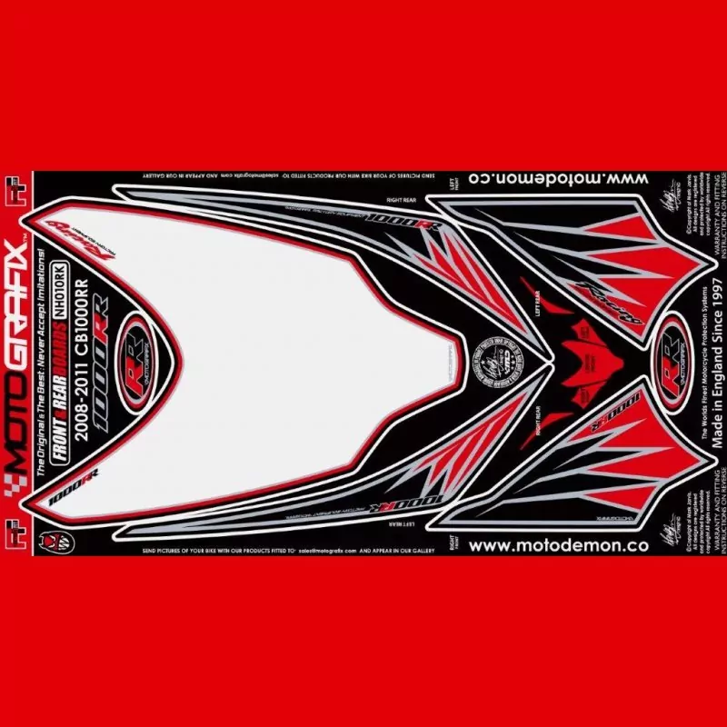 Motografix Steinschlagschutz Set Honda CBR 1000 RR 2008-2011 NH010RK