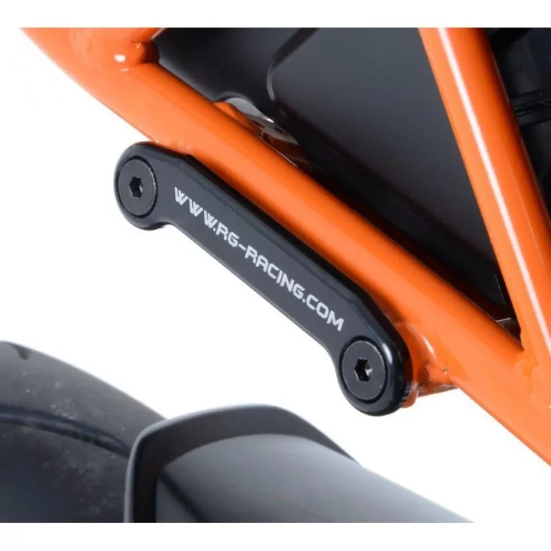 R&G hintere Fußrastenabdeckung KTM RC 125 / 200 / 390 2014-2016