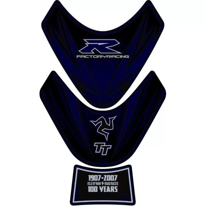 Motografix Suzuki GSX-R 600 750 1000 3D Gel Tank Pad Protector TS023BK