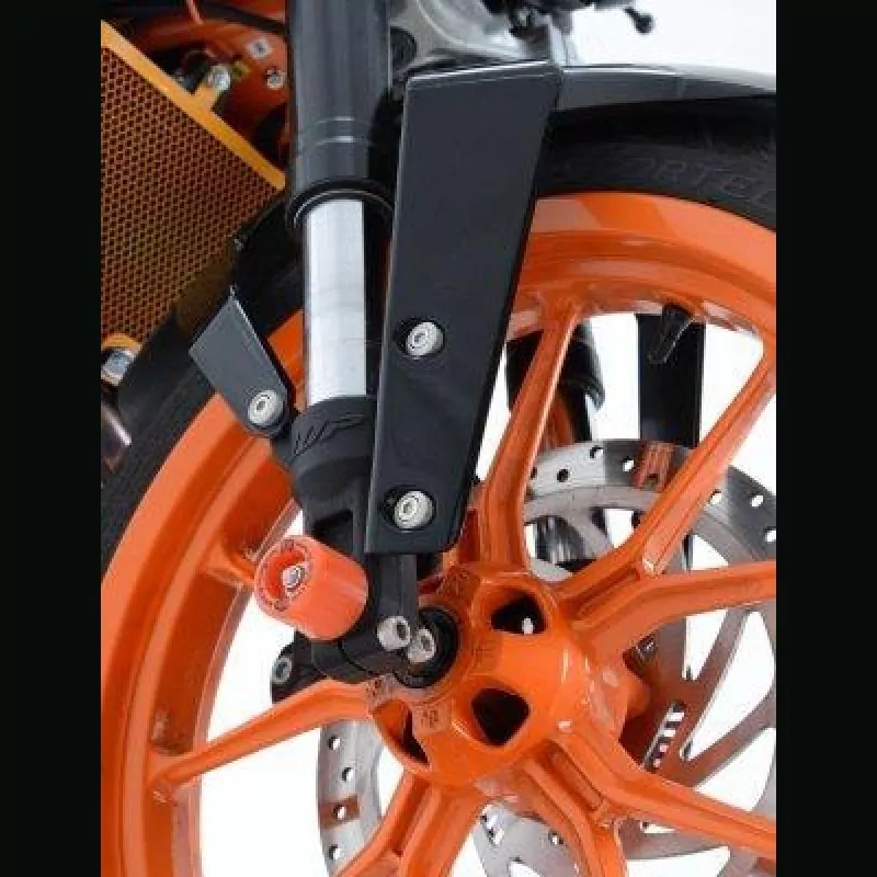 R&G Racing Gabel Protektoren Orange KTM RC 125 / 200 2014- / RC 390 2014-2021