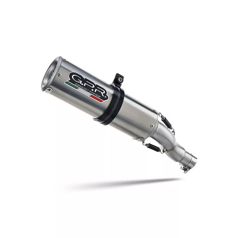 Suzuki Sv 650 A  2021-2023, M3 Inox , Homologated legal slip-on exhaust including removable db killer and link pipe