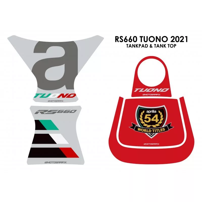 Aprilia RS 660 TUONO 3D Gel Motografix Tank Pad Protector TA027STR