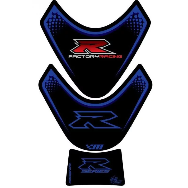 Motografix Suzuki GSX-R 600 750 1000 3D Gel Tank Pad Protector TS021KB