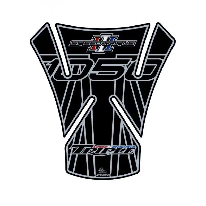 Motografix Triumph Speed Triple 1050 3D Gel Tank Pad Protector TT017K2