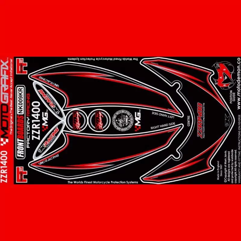 Motografix Steinschlagschutz vorn Kawasaki ZZR 1400 NK009KR