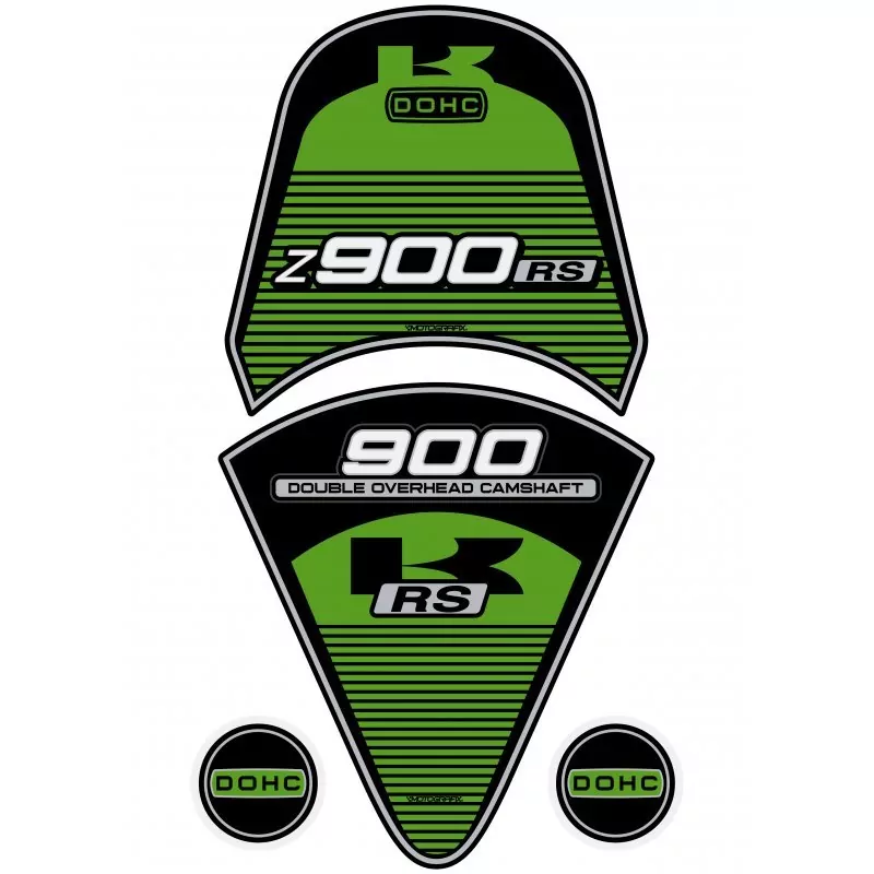 Motografix Kawasaki Z 900 RS 3D Gel Tank Pad Protector TK026G