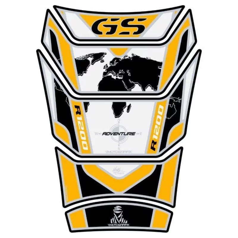 BMW R 1200 GS Motografix 3D Gel Tank Pad Protector TB028WY