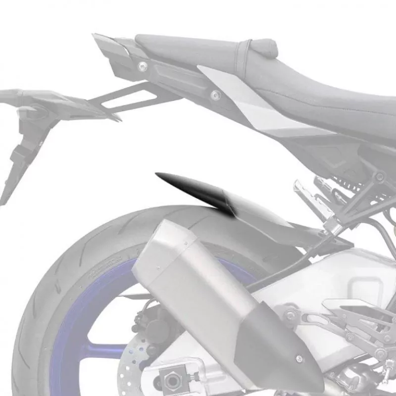 Pyramid Hinterradabdeckung Verlängerung Schwarz Matt Yamaha MT-10 / SP 2016- / Niken 2018-