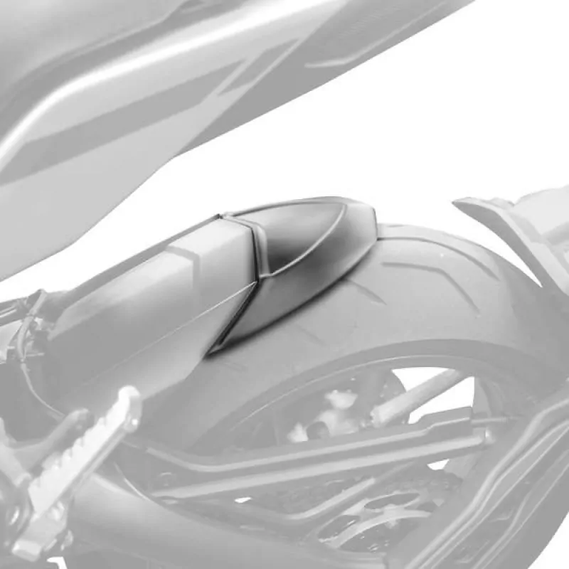 Pyramid Hinterradabdeckung Verlängerung Schwarz Matt Yamaha Tracer 900 2015-2017