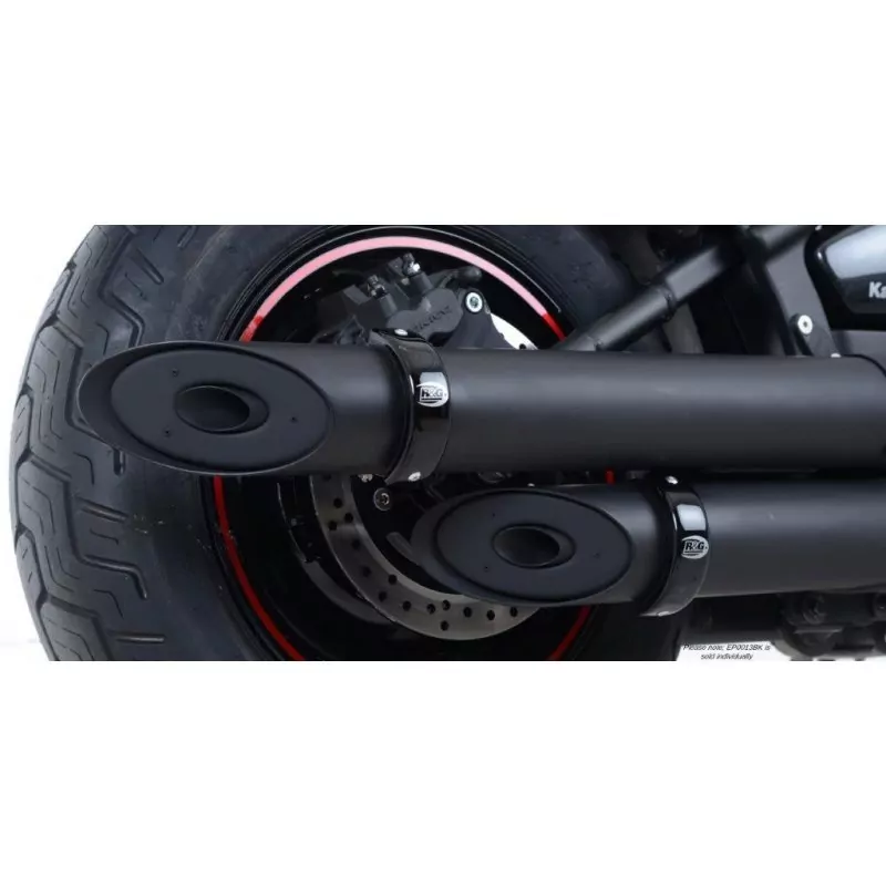 R&G Auspuff Protektor Kawasaki Vulcan VN 900 Custom 2007- / Triumph Bonneville Bobber