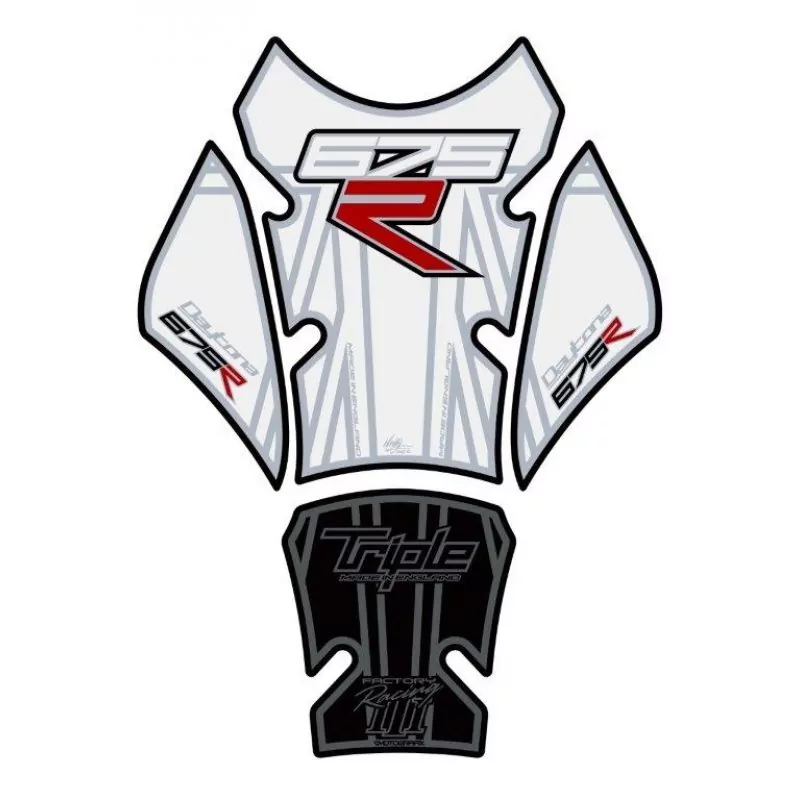 Motografix Triumph Daytona 675 R 3D Gel Tank Pad Protector TT022WJ
